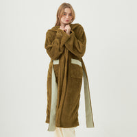 lightweight luxe fur robe