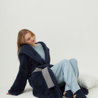 lightweight luxe fur robe