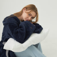 lightweight luxe fur robe