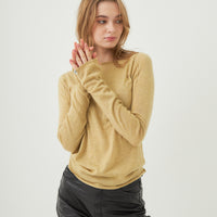 wool mix ultra light knit top