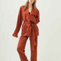 luxury rich satin pants(柄)