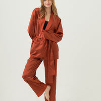 luxury rich satin pants(柄)