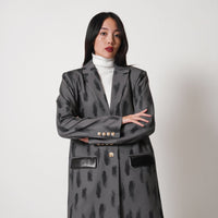 luxe padded blazer jacket
