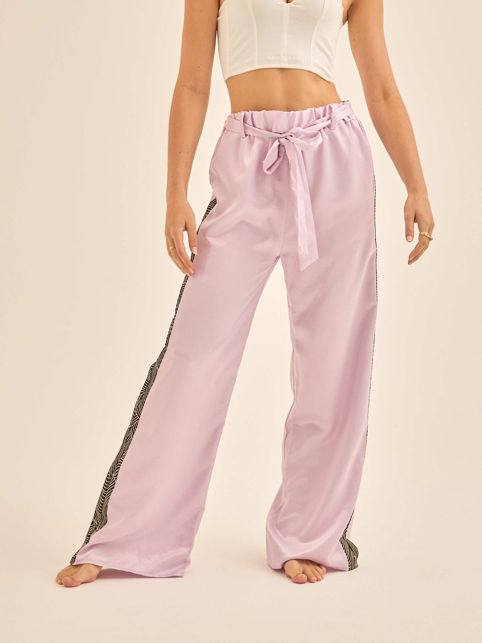 signature wagara sideline pants 24 / 桃色(pink) – AMATERASJAPAN