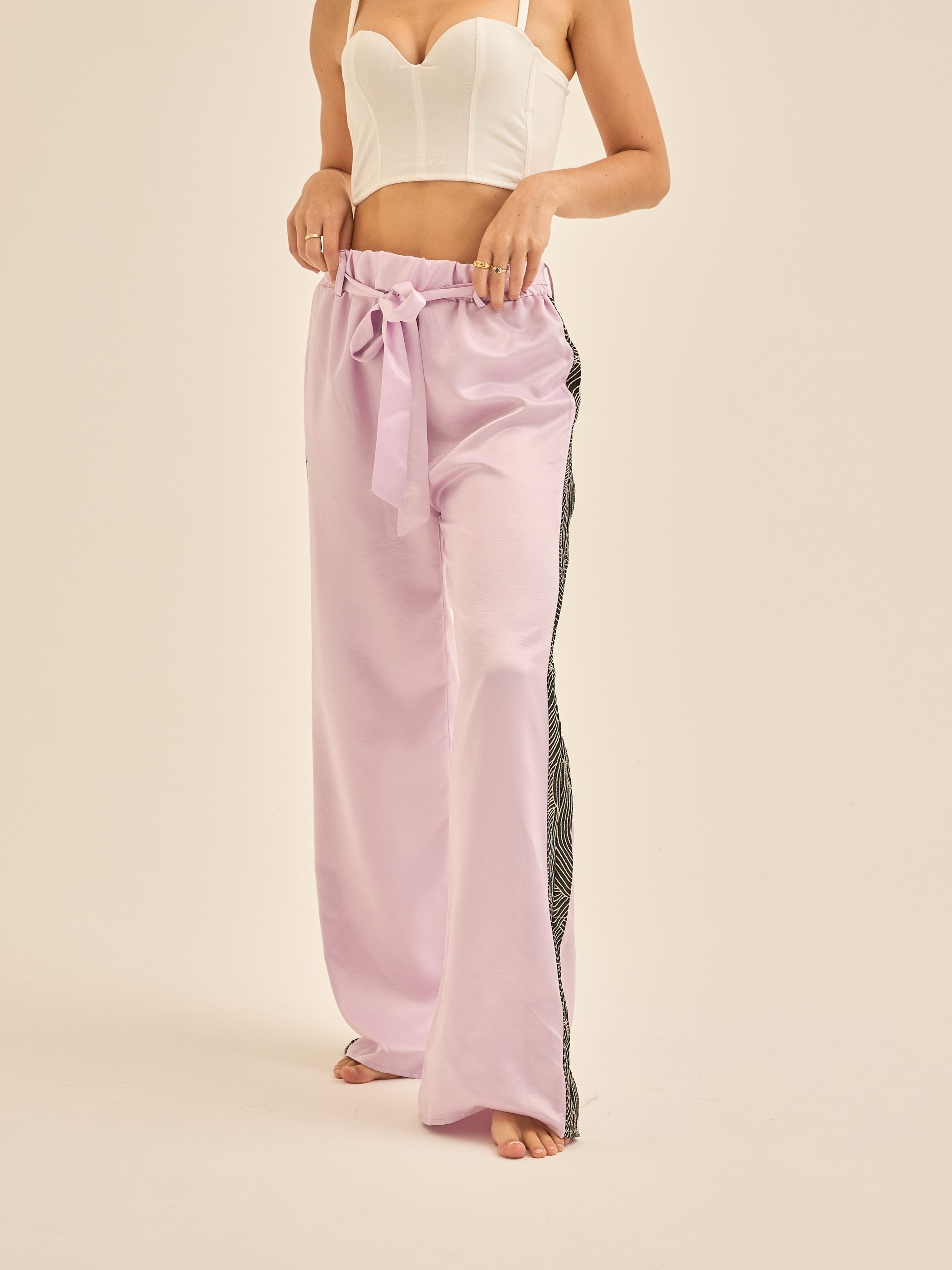 signature wagara sideline pants 24 / 桃色(pink) – AMATERASJAPAN