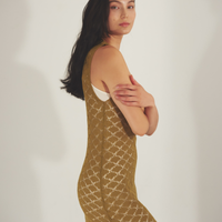 Ocean Breeze Elegant Knit Dress / 抹茶(matcha)