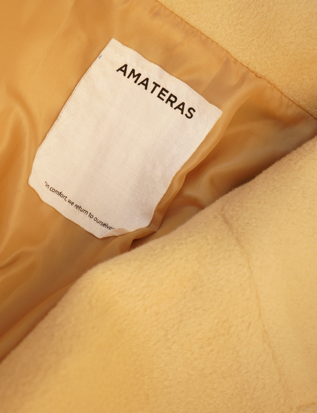 【11月中旬発送】Elegant Kimono Long Coat / 蜂蜜色(yellow)