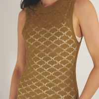 Ocean Breeze Elegant Knit Dress / 抹茶(matcha)