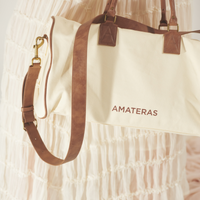 Luxe Elegant Boston Bag / 胡粉(off white)