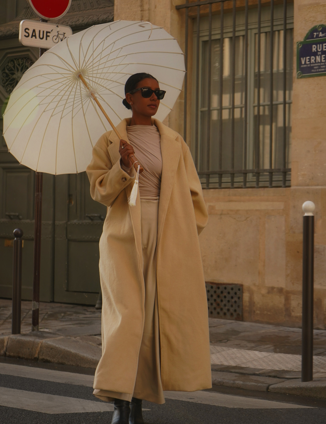 【11月中旬発送】Elegant Kimono Long Coat / 蜂蜜色(yellow)