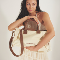 Luxe Elegant Boston Bag / 胡粉(off white)