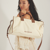 Luxe Elegant Boston Bag / 胡粉(off white)