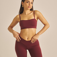 Maple Cross Bra / 葡萄茶(burgundy)
