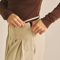 【COMING SOON】Chic Comfort Slacks / 白花(ivory)