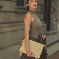 AuraFit NeckHug Padded Tank / 薄墨(gray)
