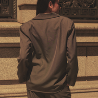 Urban Frame Stone Blazer / 薄墨(gray)