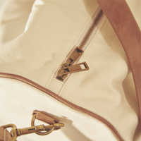 Luxe Elegant Boston Bag / 胡粉(off white)