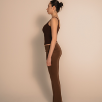 AuraFit Elegant Padded Tank / 枯茶(brown)