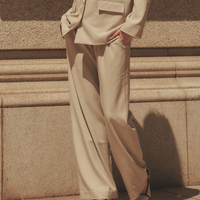 Urban Elegance Style Up Pants / 亜麻(sand beige)
