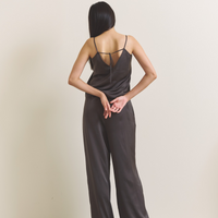 Soft Terra Satin Pants / 枯茶(brown)