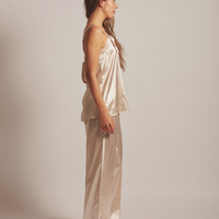 Sunlit Winery Silky Tanktop / 亜麻(gold)