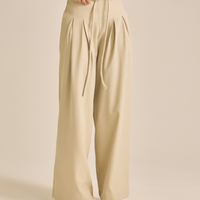 【COMING SOON】Chic Comfort Slacks / 白花(ivory)
