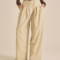 【COMING SOON】Chic Comfort Slacks / 白花(ivory)