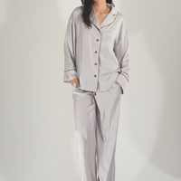 Chic Comfort Satin Pajama Pants / Jun(greige)