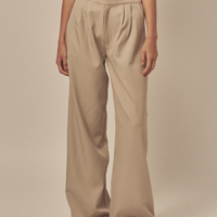 Urban Elegance Style Up Pants / 亜麻(sand beige)