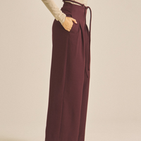 【COMING SOON】Chic Comfort Slacks / 葡萄茶(burgundy)