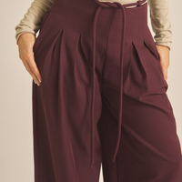 【COMING SOON】Chic Comfort Slacks / 葡萄茶(burgundy)