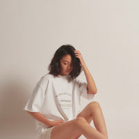 WABISABI Oversized Everyday Tshirt / 胡粉(off white)