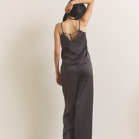Soft Terra Satin Pants / 枯茶(brown)