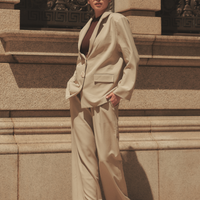 Urban Elegance Style Up Pants / 亜麻(sand beige)