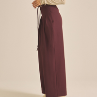 【COMING SOON】Chic Comfort Slacks / 葡萄茶(burgundy)