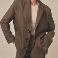 Urban Frame Stone Blazer / 薄墨(gray)