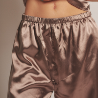 Sunlit Winery Silky Pants / 枯茶(brown)