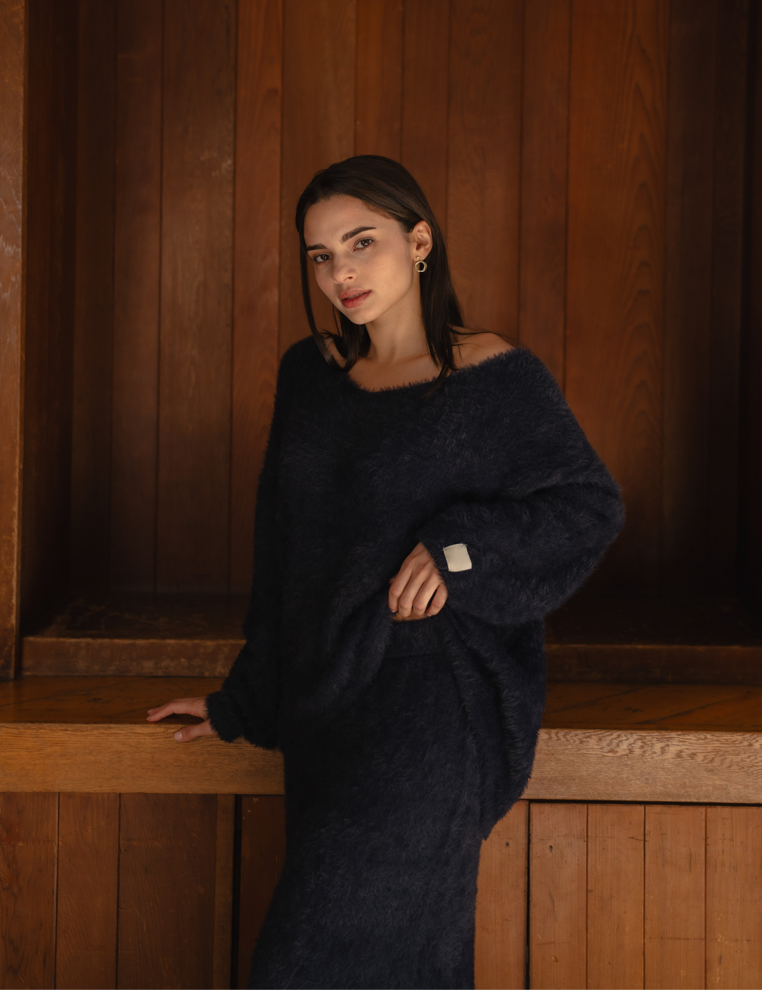 Luxe Touch Knit Sweater / 濃藍(navy)