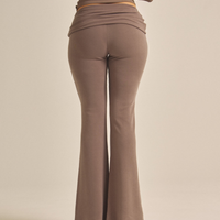 【COMING SOON】LuxeFit Flare Leggings / 紫鼠(charcoal)