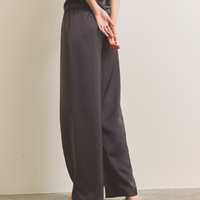 Soft Terra Satin Pants / 枯茶(brown)