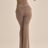 【COMING SOON】LuxeFit Flare Leggings / 紫鼠(charcoal)