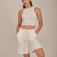 classic go-to tank / gofun(white)