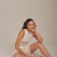 classic go-to tank / gofun(white)