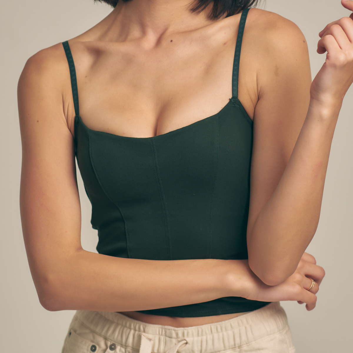 Dreamy Camisole / 深緑(dark green) – AMATERASJAPAN