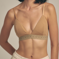 nudy bralette / 亜麻(beige)