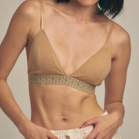 nudy bralette / 亜麻(beige)