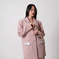 luxe padded blazer jacket