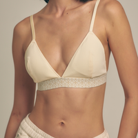 nudy bralette / 白花(ivory)