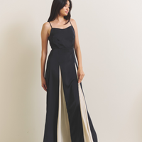 Rich Satin Bloom dress / 墨(black)