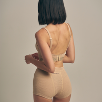Dreamy Bra nudy waffle / 亜麻(beige)